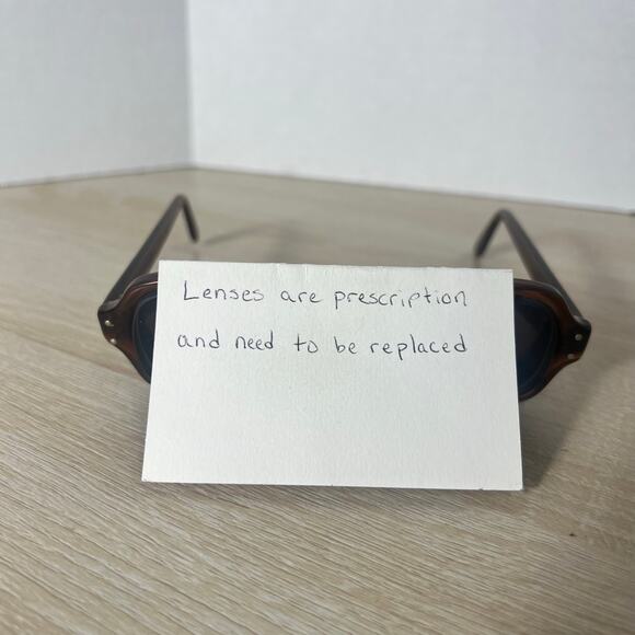 Vintage Romco 4 1/2 - 5 3/4 RO 48-20 Eyeglasses READ DESC FRAMES ONLY Brown - Picture 3 of 14